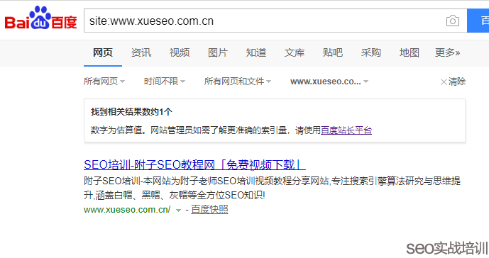 误区解读,网站降权无需看SITE命令,SEO知识点深度分析!